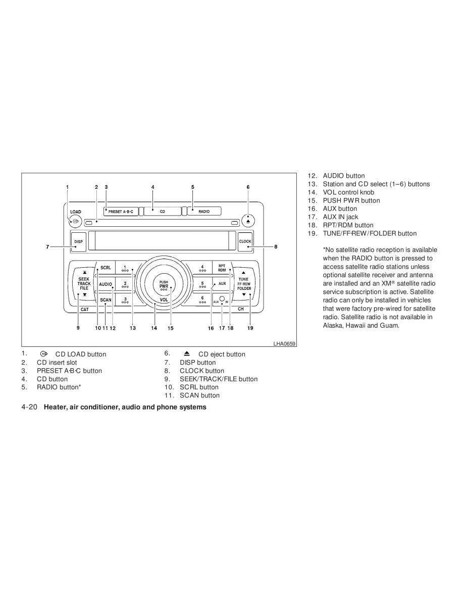 Nissan Tiida Versa owners manual / page 156