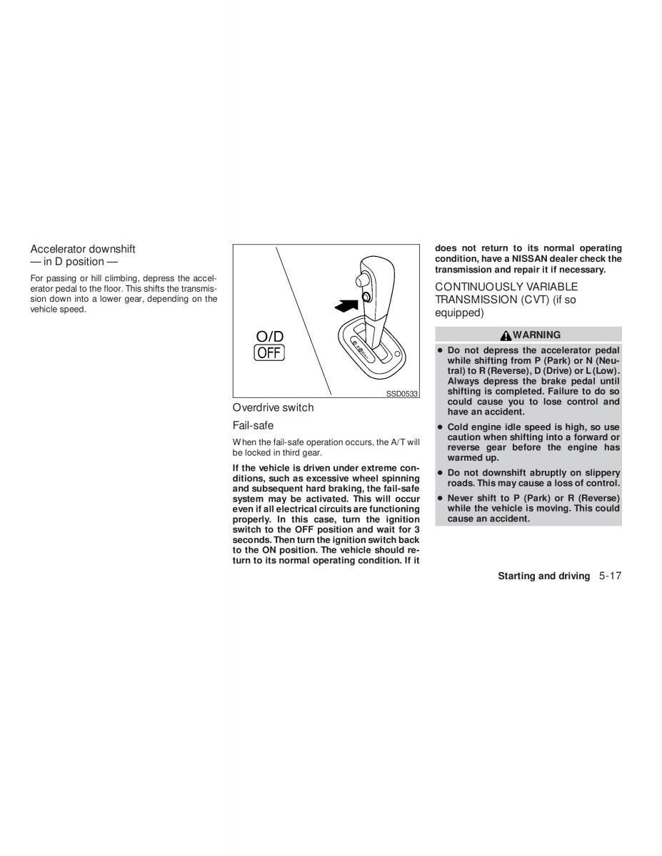 Nissan Tiida Versa owners manual / page 197