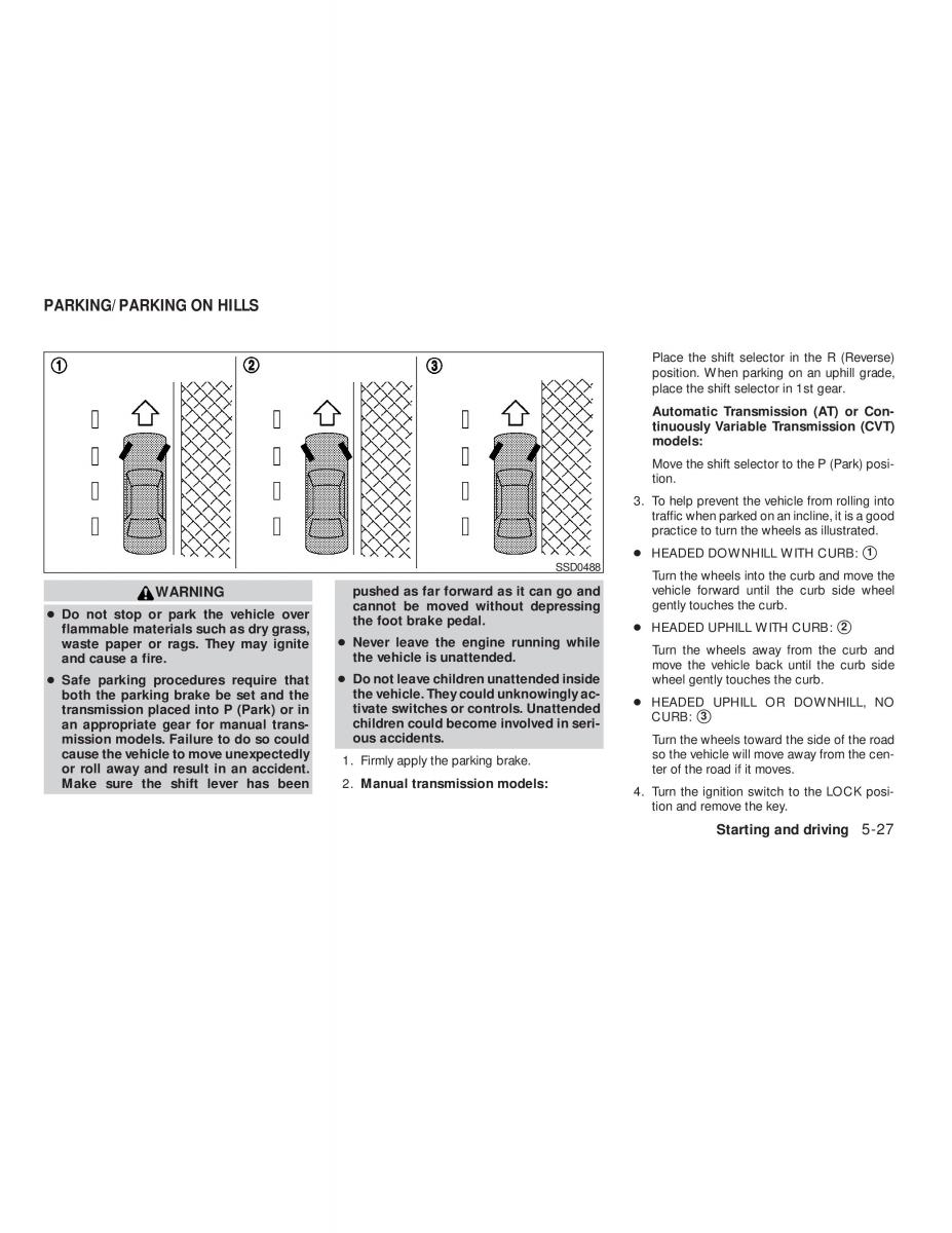 Nissan Tiida Versa owners manual / page 207