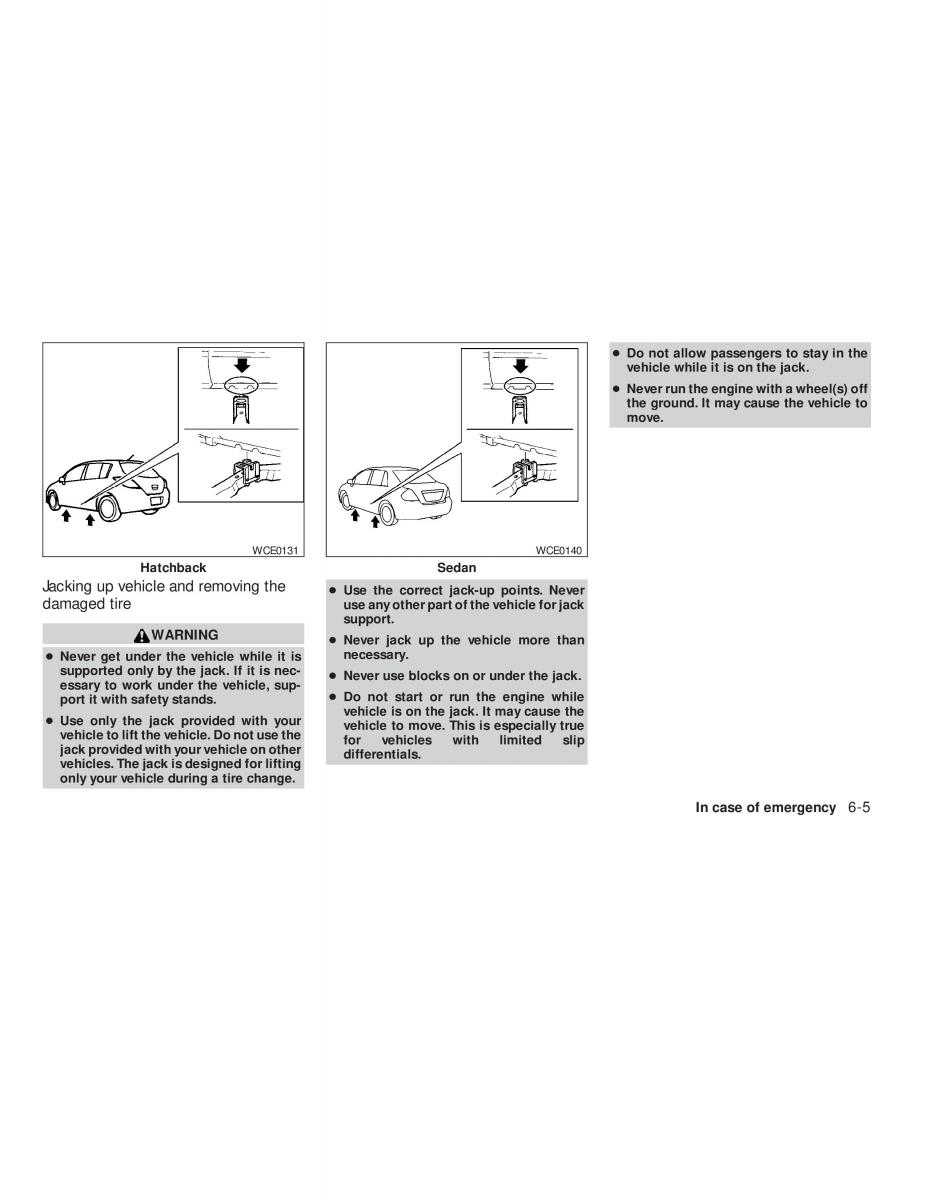 Nissan Tiida Versa owners manual / page 217