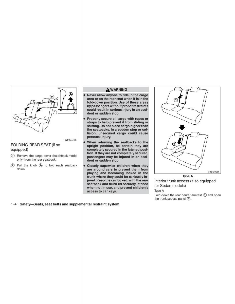 Nissan Tiida Versa owners manual / page 22