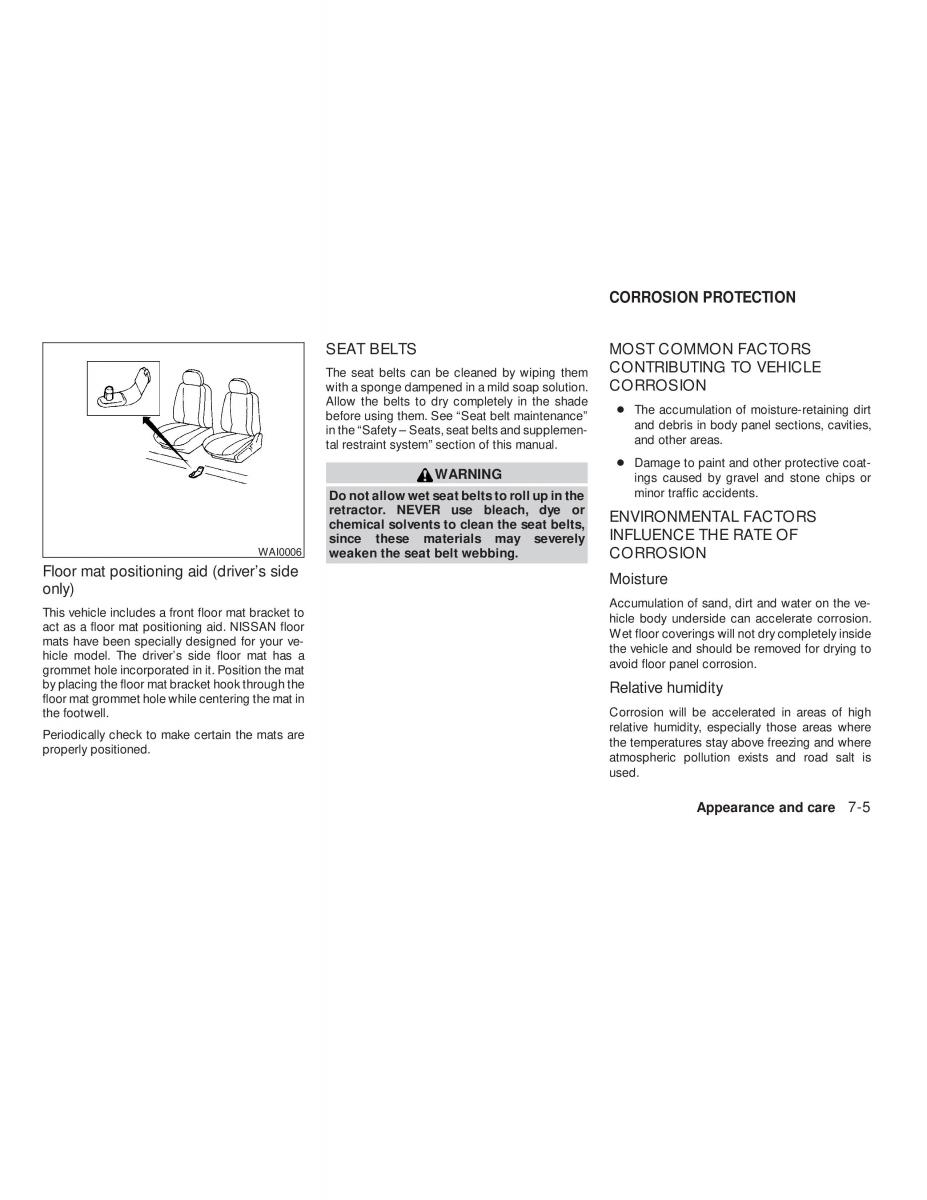 Nissan Tiida Versa owners manual / page 231