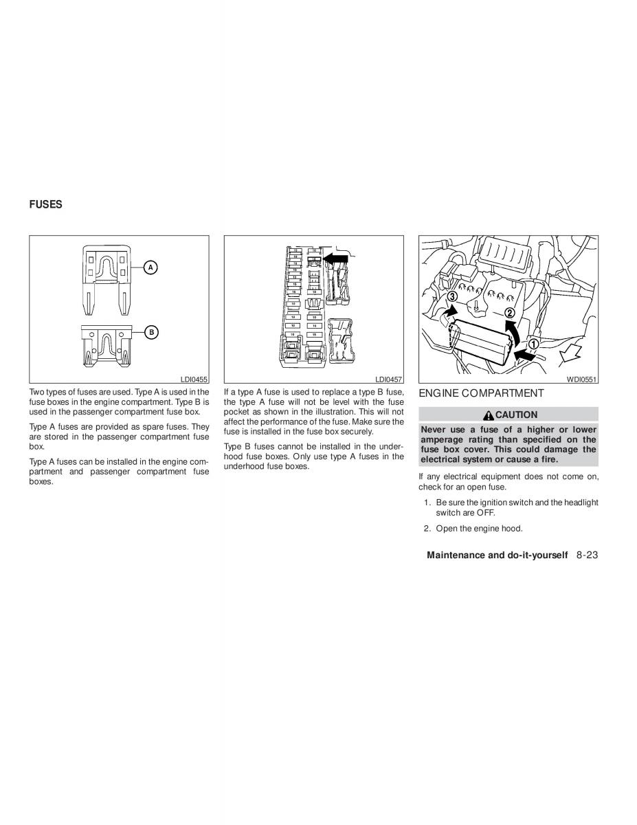 Nissan Tiida Versa owners manual / page 255