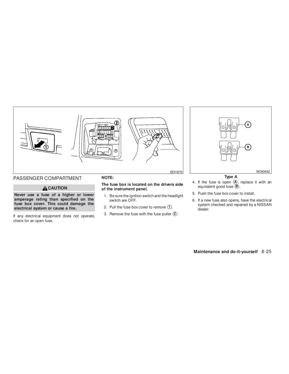 Nissan Tiida Versa owners manual / page 257