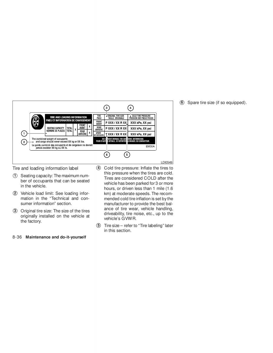 Nissan Tiida Versa owners manual / page 268