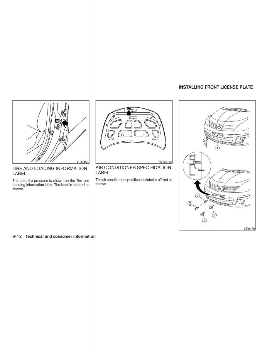 Nissan Tiida Versa owners manual / page 288