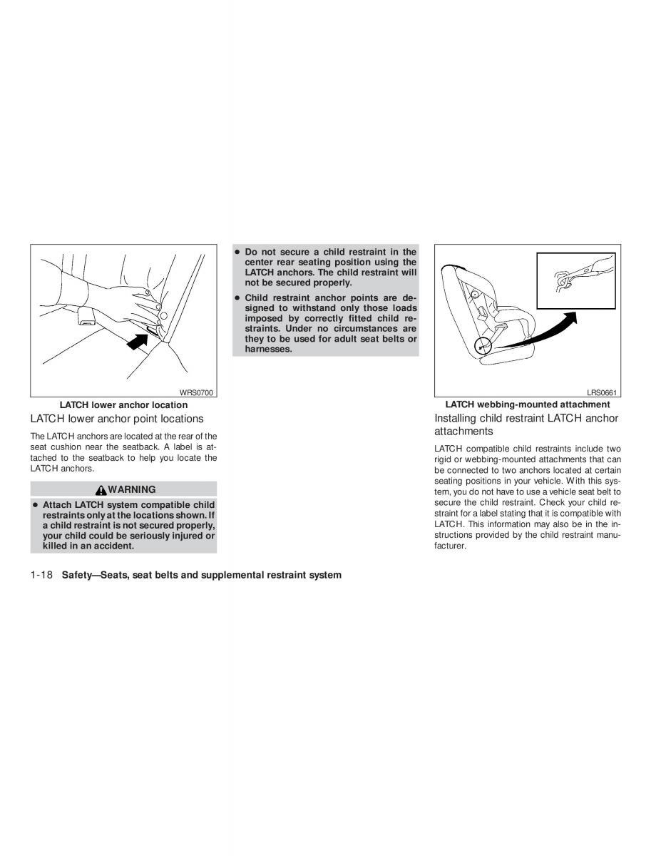 Nissan Tiida Versa owners manual / page 36