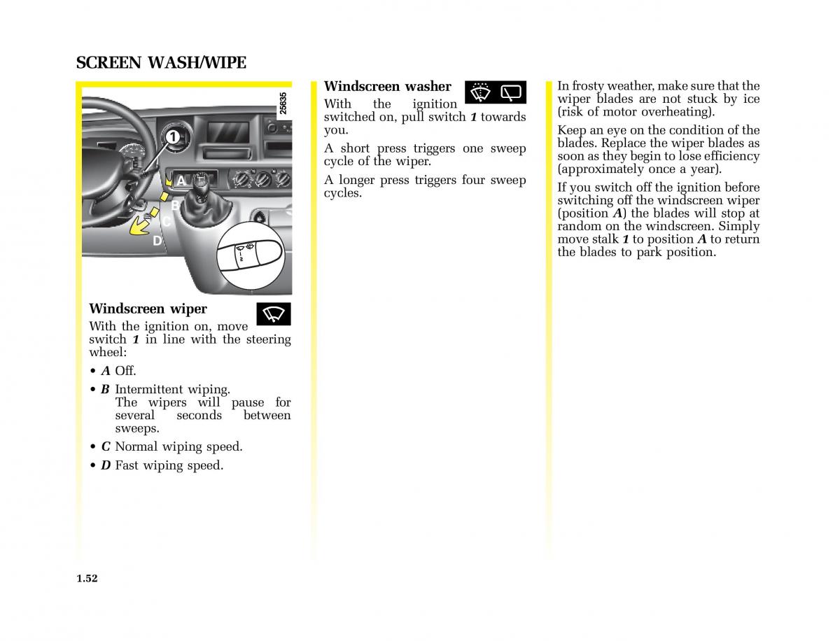 Renault Master II 2 owners manual / page 57