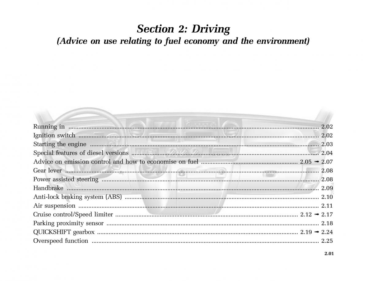 Renault Master II 2 owners manual / page 64