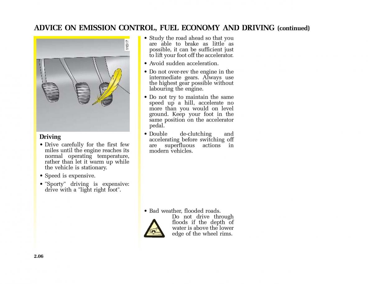 Renault Master II 2 owners manual / page 69