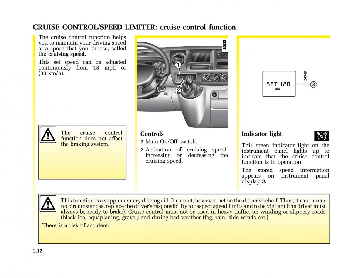 Renault Master II 2 owners manual / page 75