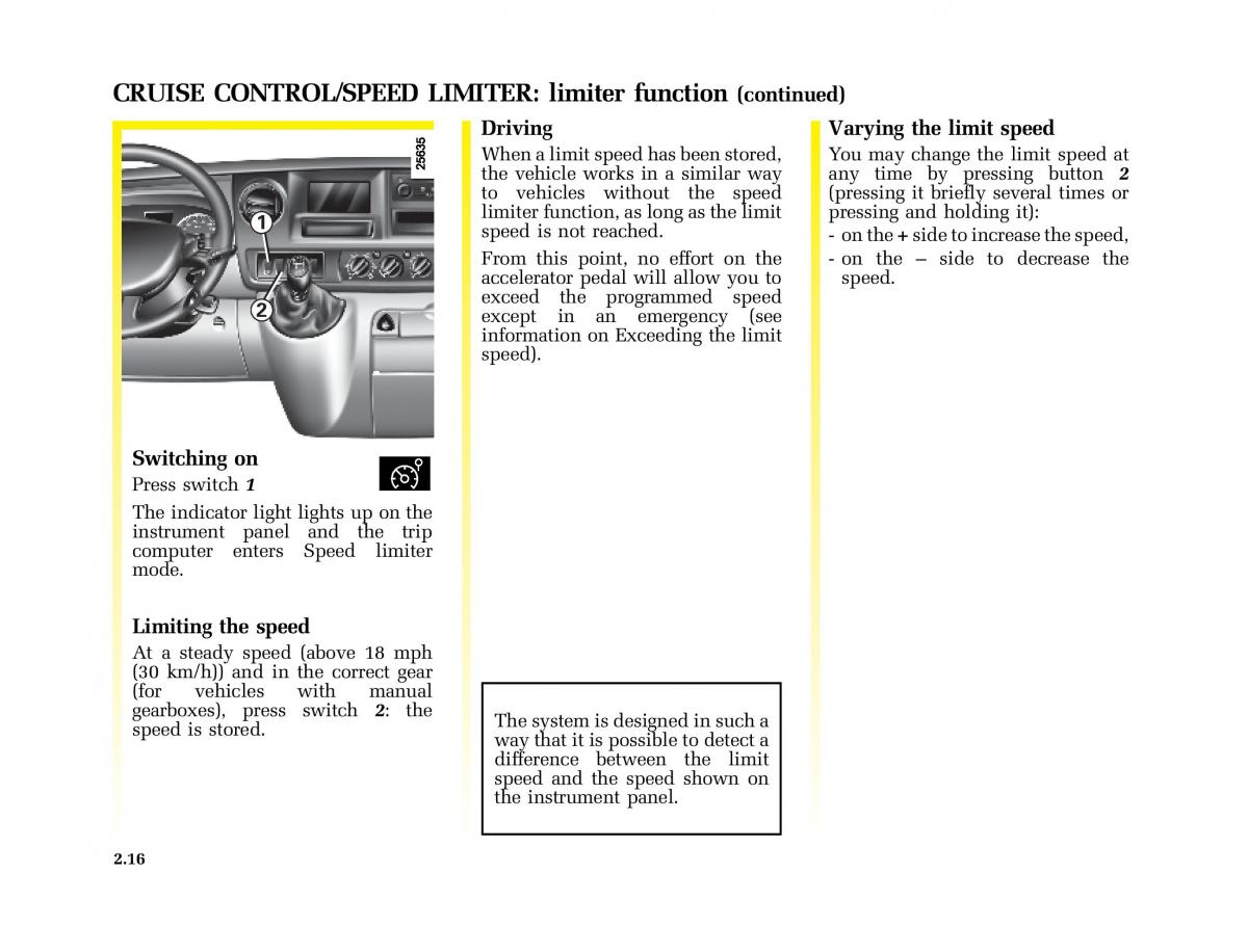 Renault Master II 2 owners manual / page 79