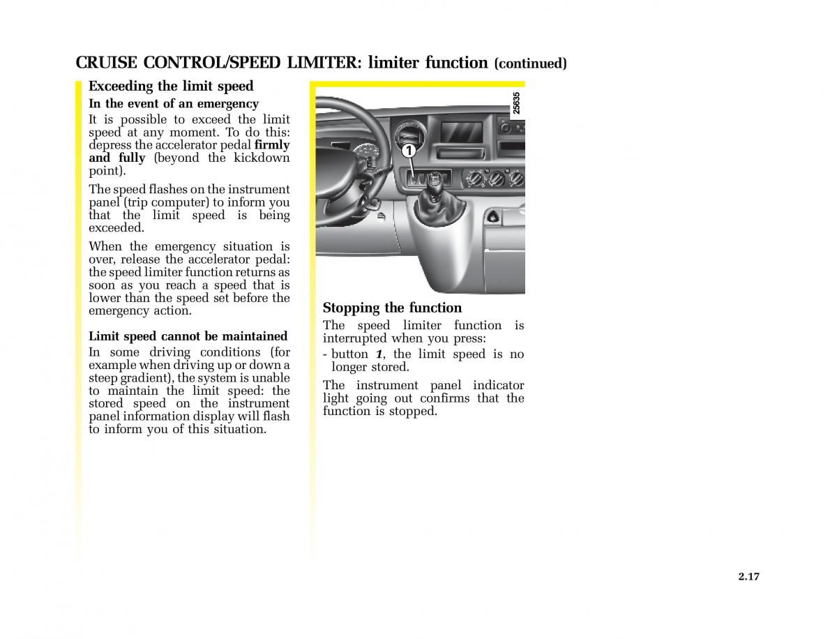 Renault Master II 2 owners manual / page 80