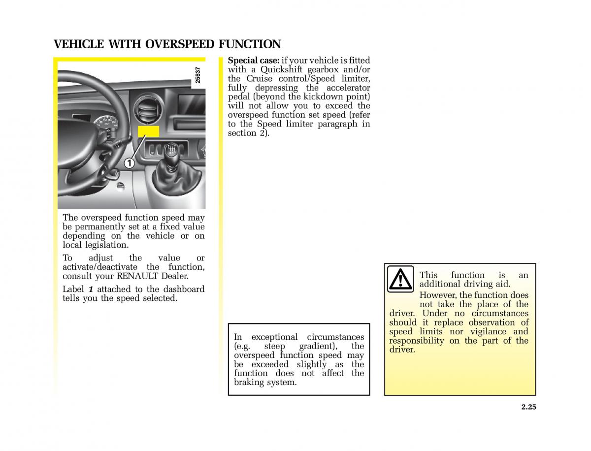 Renault Master II 2 owners manual / page 88