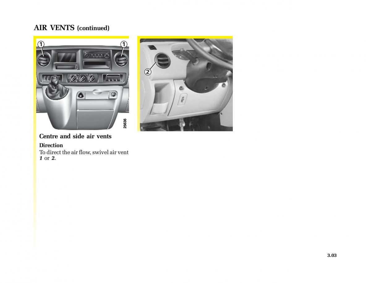 Renault Master II 2 owners manual / page 92