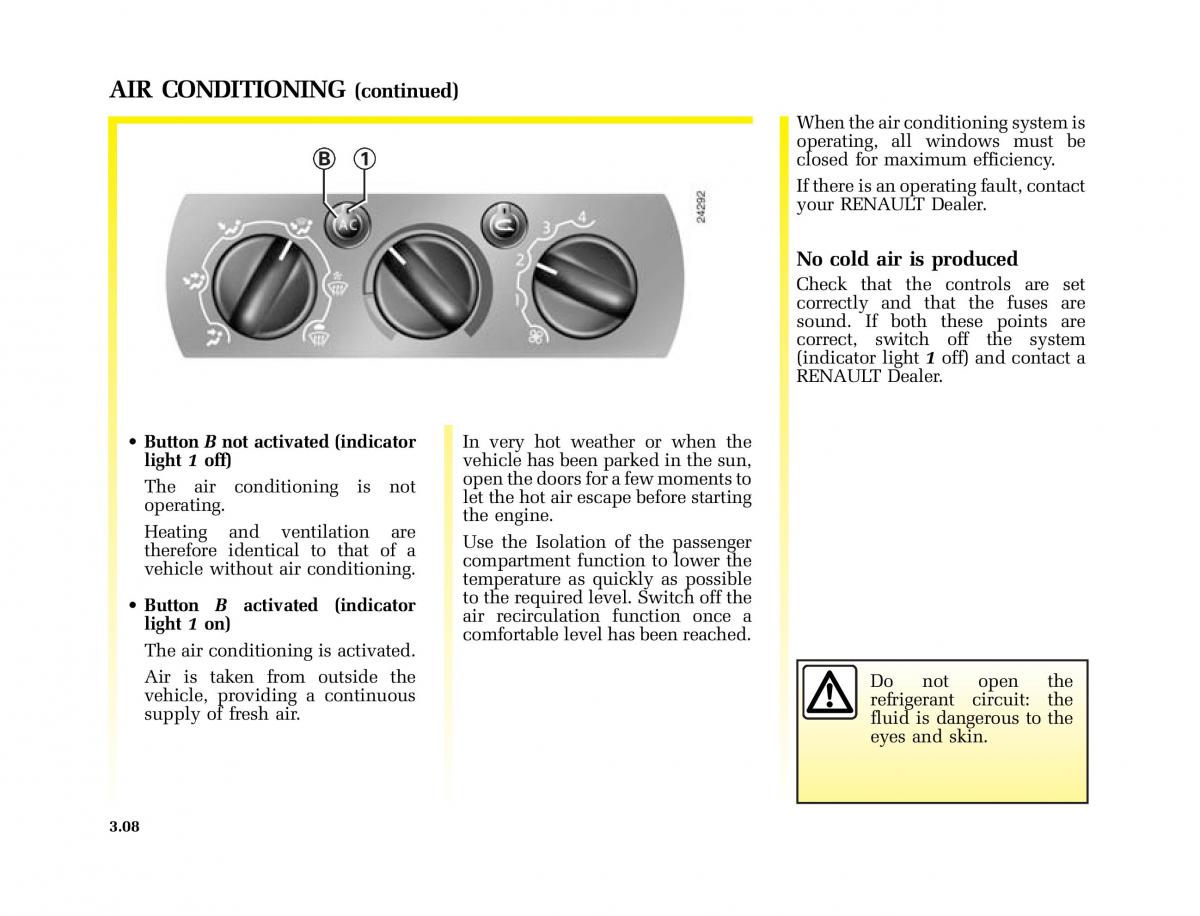 Renault Master II 2 owners manual / page 97