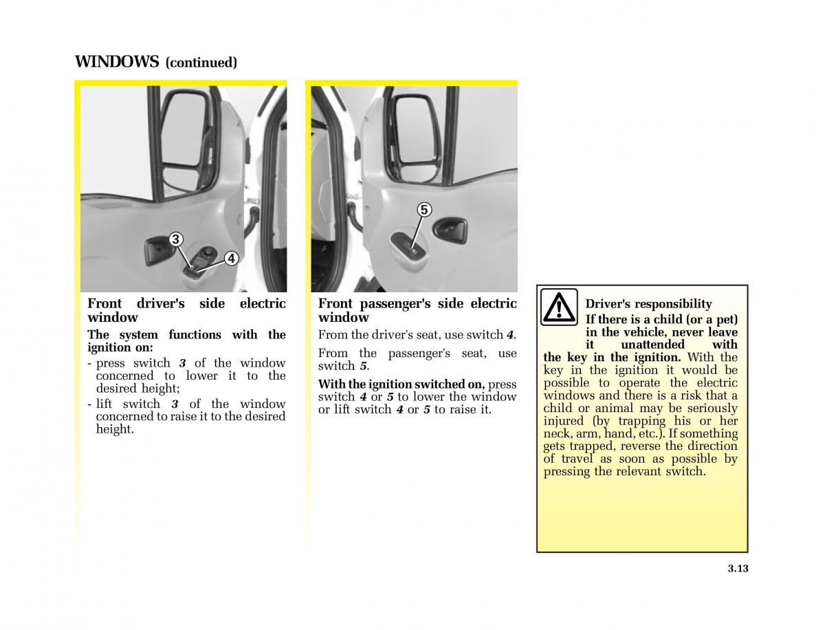 Renault Master II 2 owners manual / page 102