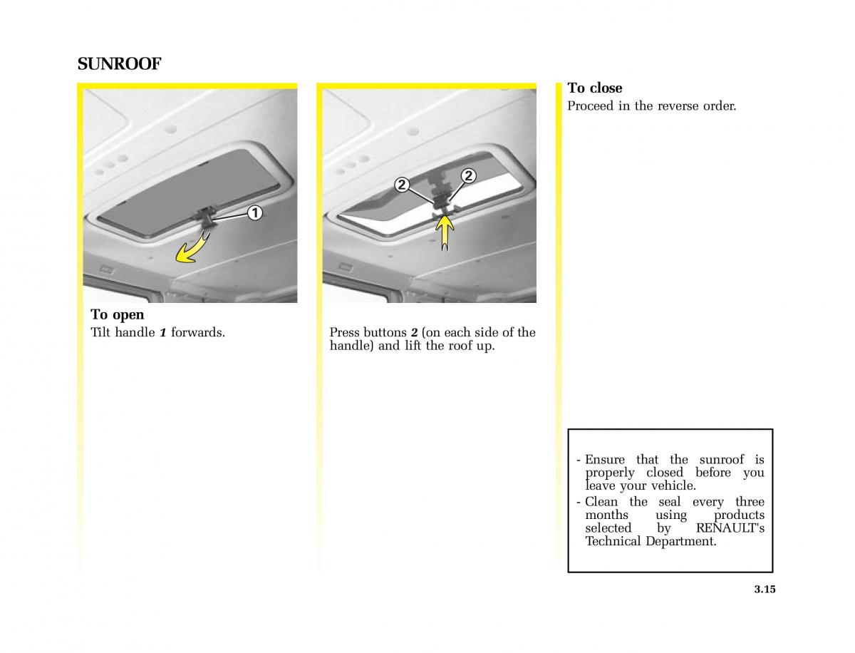 Renault Master II 2 owners manual / page 104