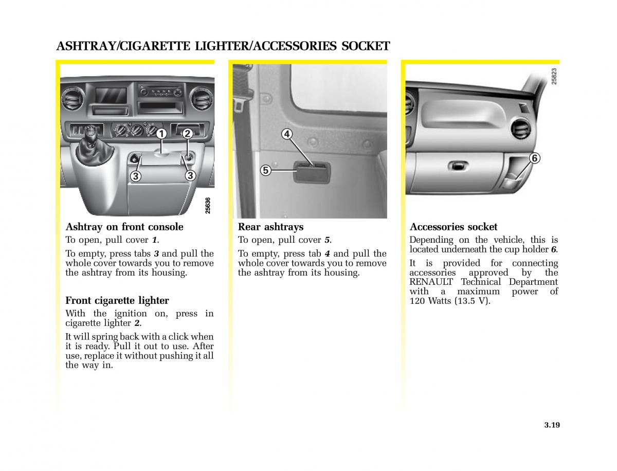 Renault Master II 2 owners manual / page 108