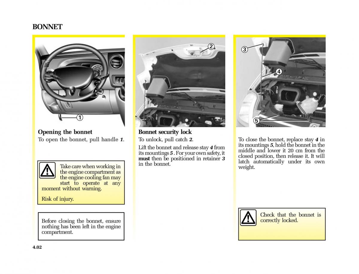 Renault Master II 2 owners manual / page 117