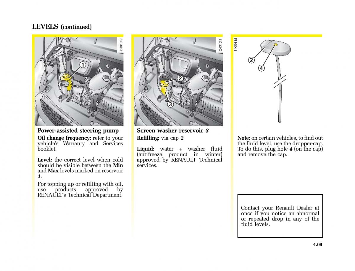 Renault Master II 2 owners manual / page 124