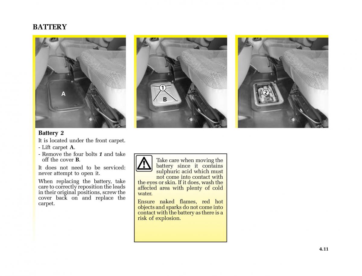 Renault Master II 2 owners manual / page 126