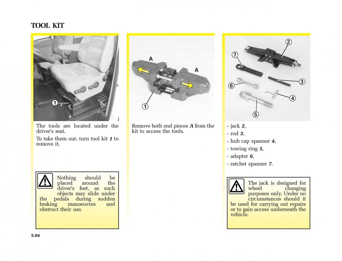 Renault Master II 2 owners manual / page 133