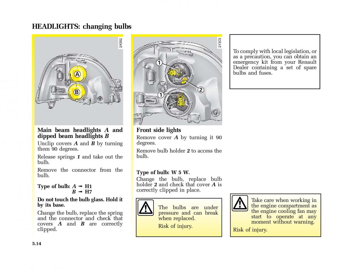 Renault Master II 2 owners manual / page 143