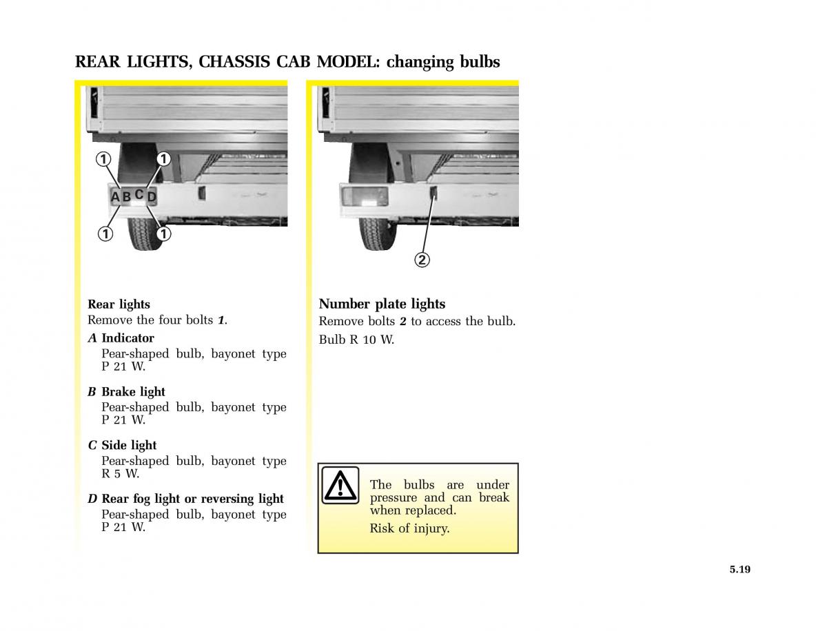 Renault Master II 2 owners manual / page 148