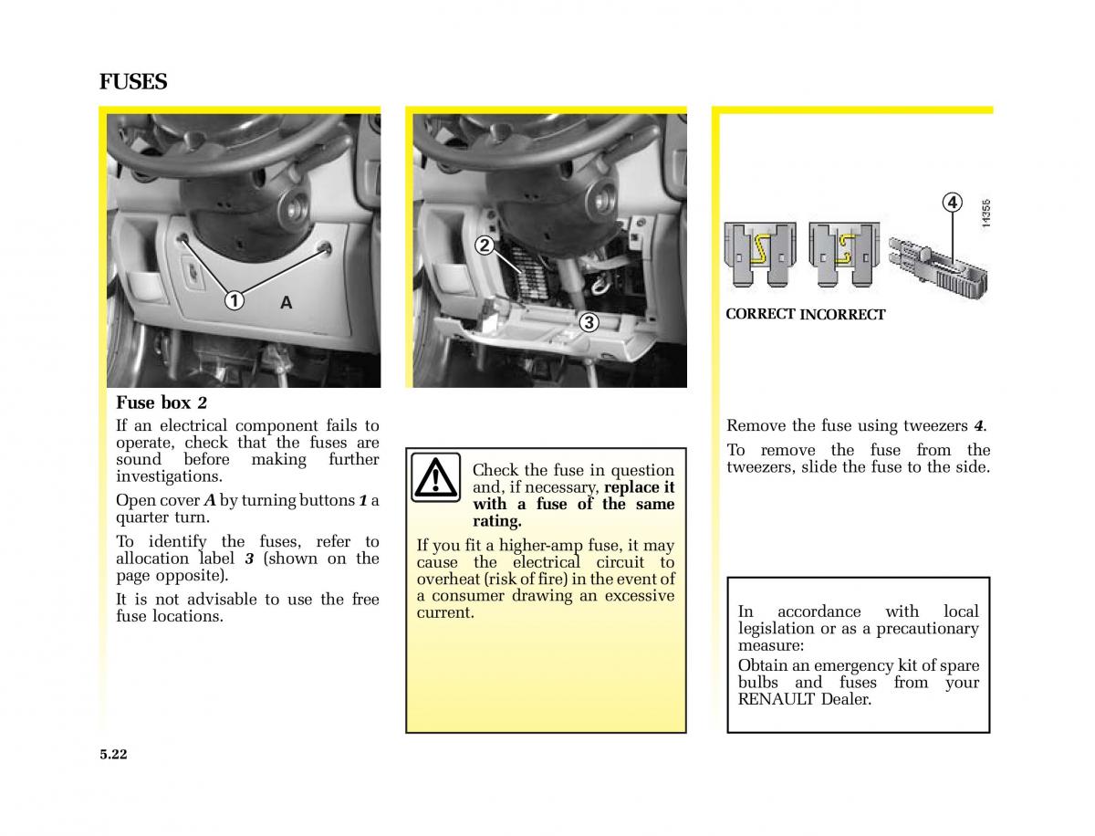 Renault Master II 2 owners manual / page 151