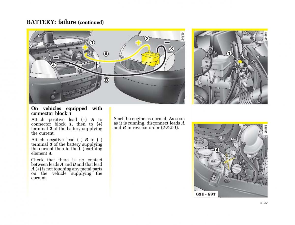 Renault Master II 2 owners manual / page 156