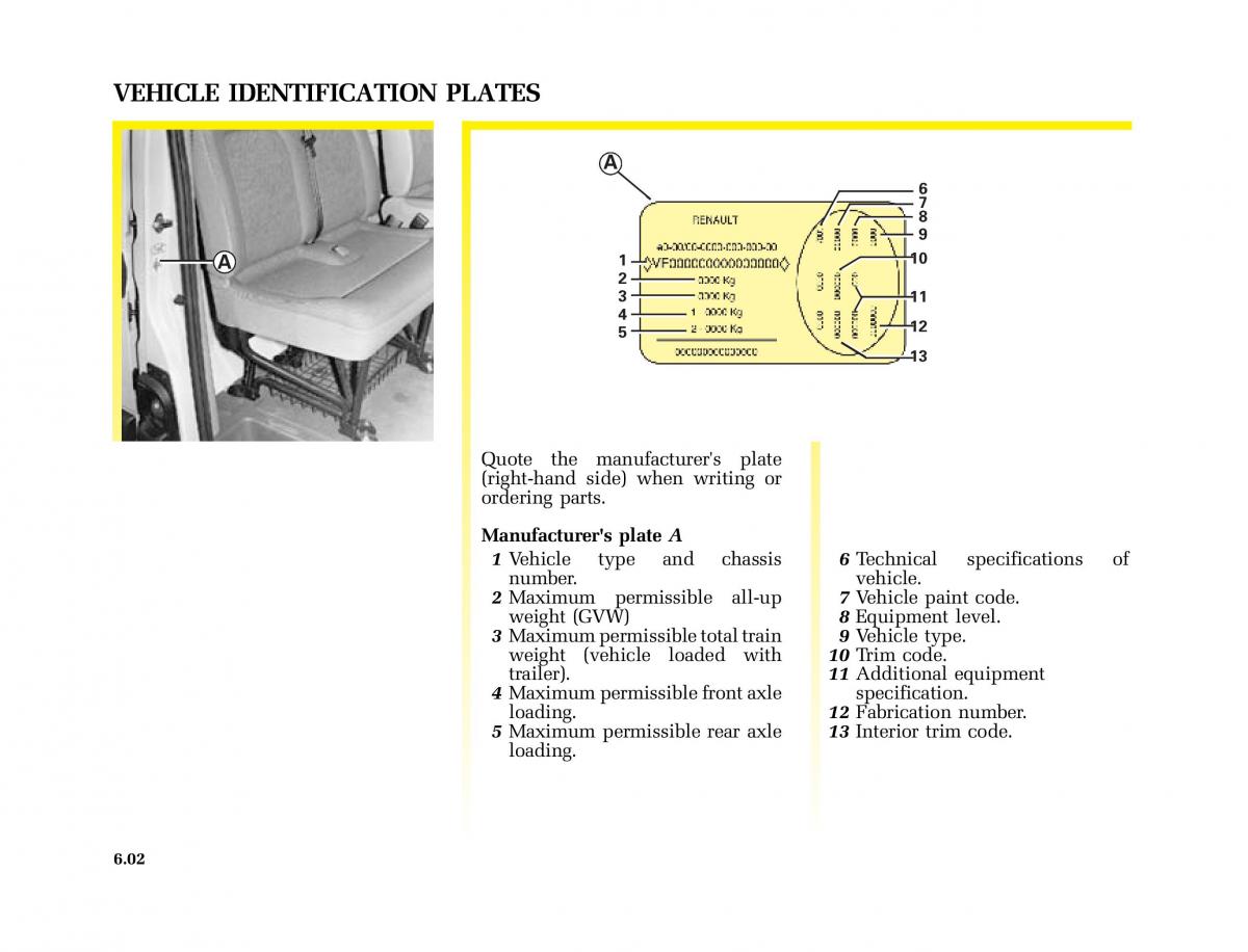 Renault Master II 2 owners manual / page 173