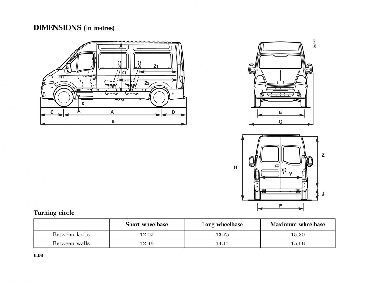 Renault Master II 2 owners manual / page 179