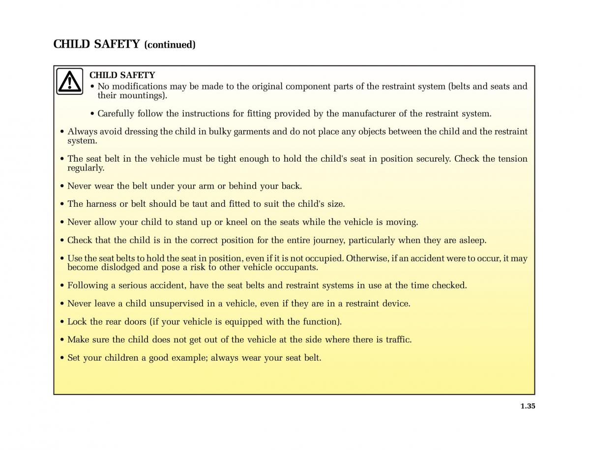 Renault Master II 2 owners manual / page 40