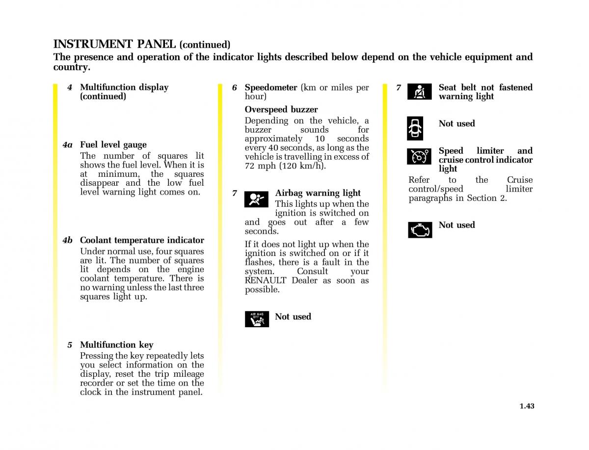 Renault Master II 2 owners manual / page 48