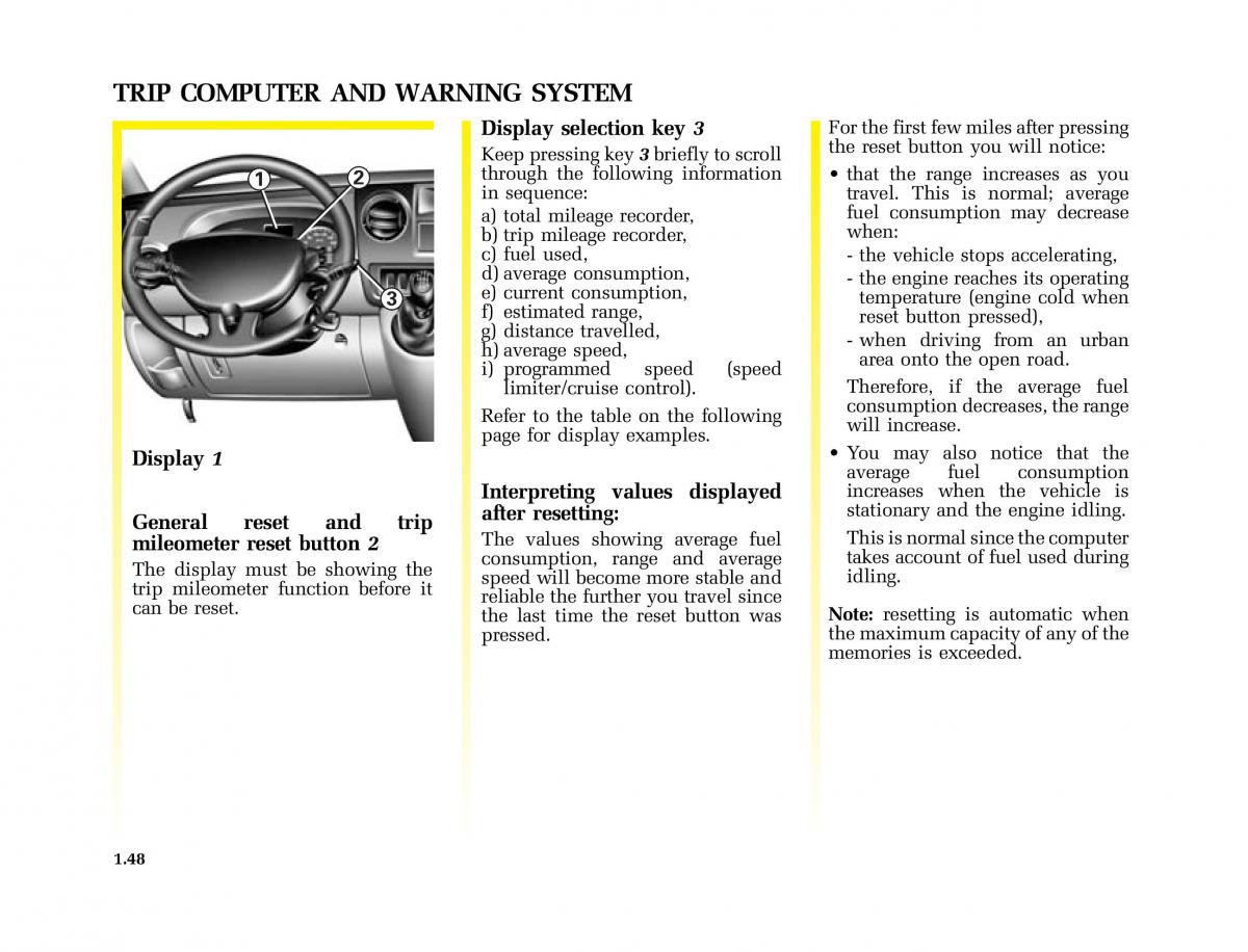 Renault Master II 2 owners manual / page 53