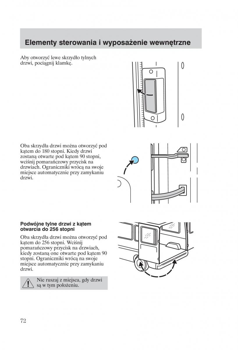 Ford Transit VI 6 instrukcja obslugi / page 74