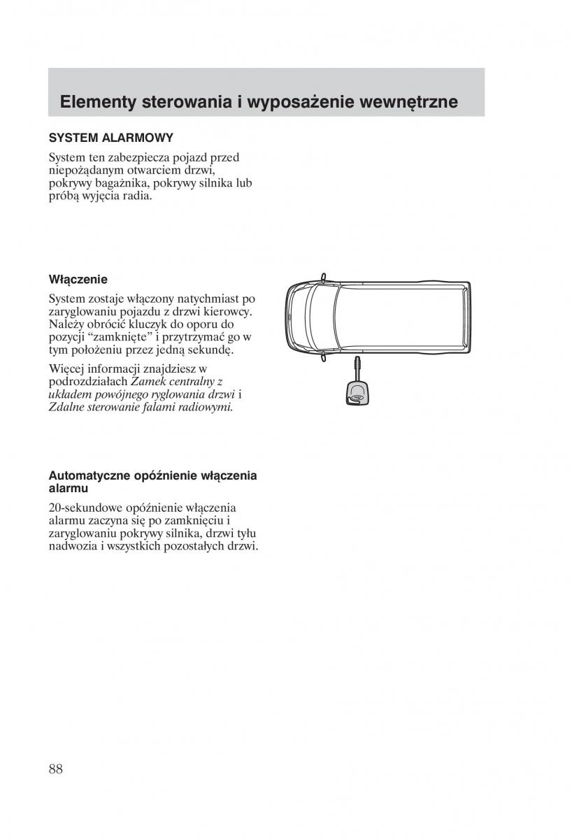 Ford Transit VI 6 instrukcja obslugi / page 90