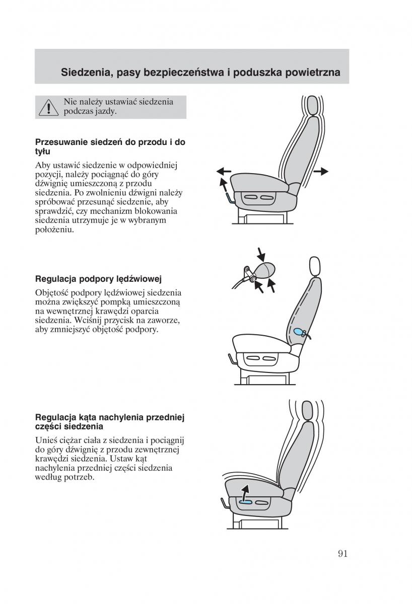 Ford Transit VI 6 instrukcja obslugi / page 93