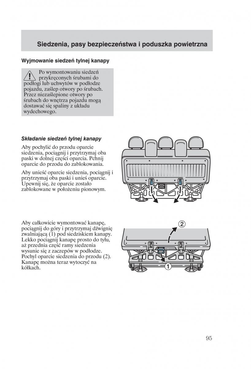 Ford Transit VI 6 instrukcja obslugi / page 97