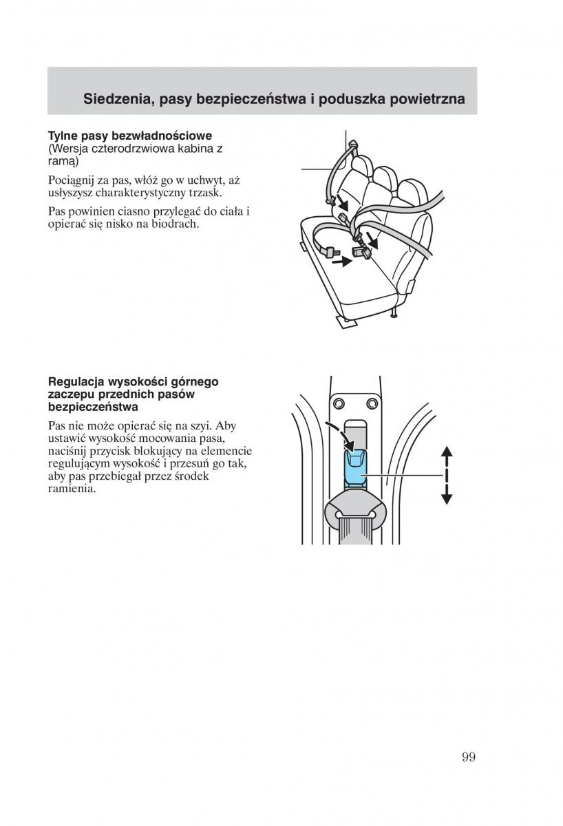 Ford Transit VI 6 instrukcja obslugi / page 101