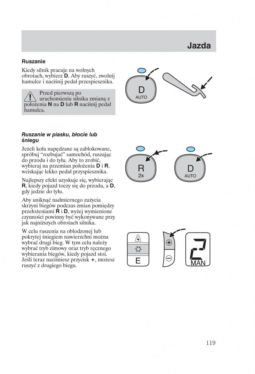 Ford Transit VI 6 instrukcja obslugi / page 121