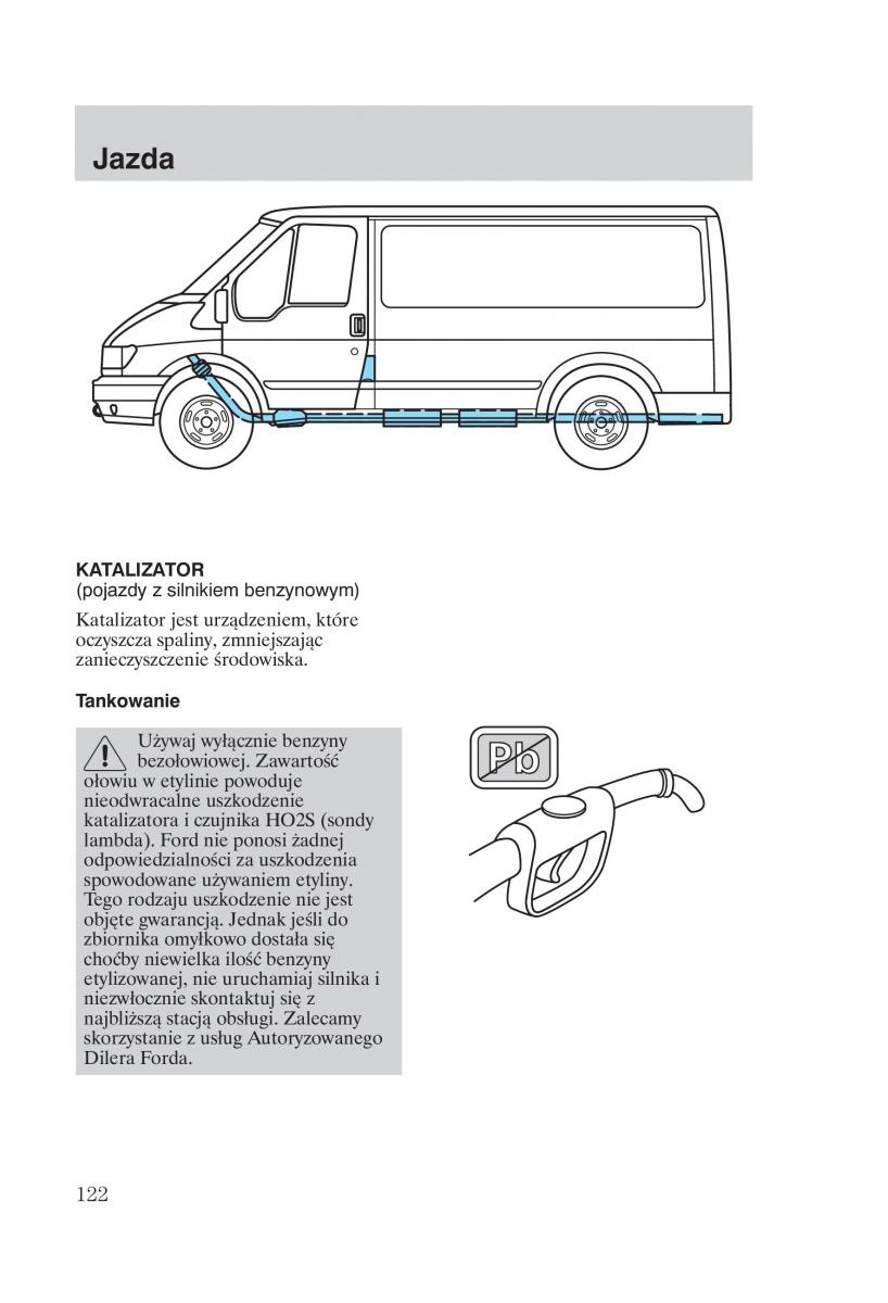 Ford Transit VI 6 instrukcja obslugi / page 124