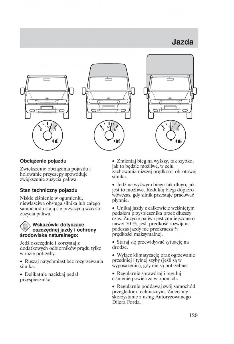 Ford Transit VI 6 instrukcja obslugi / page 131