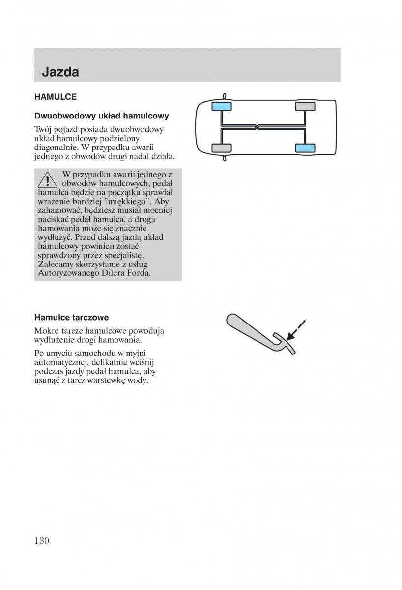 Ford Transit VI 6 instrukcja obslugi / page 132