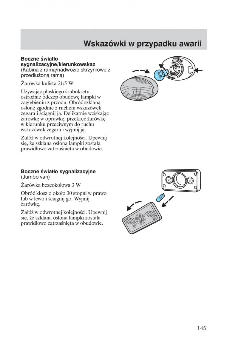 Ford Transit VI 6 instrukcja obslugi / page 147