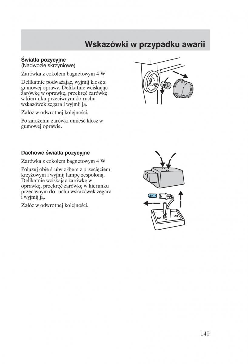 Ford Transit VI 6 instrukcja obslugi / page 151