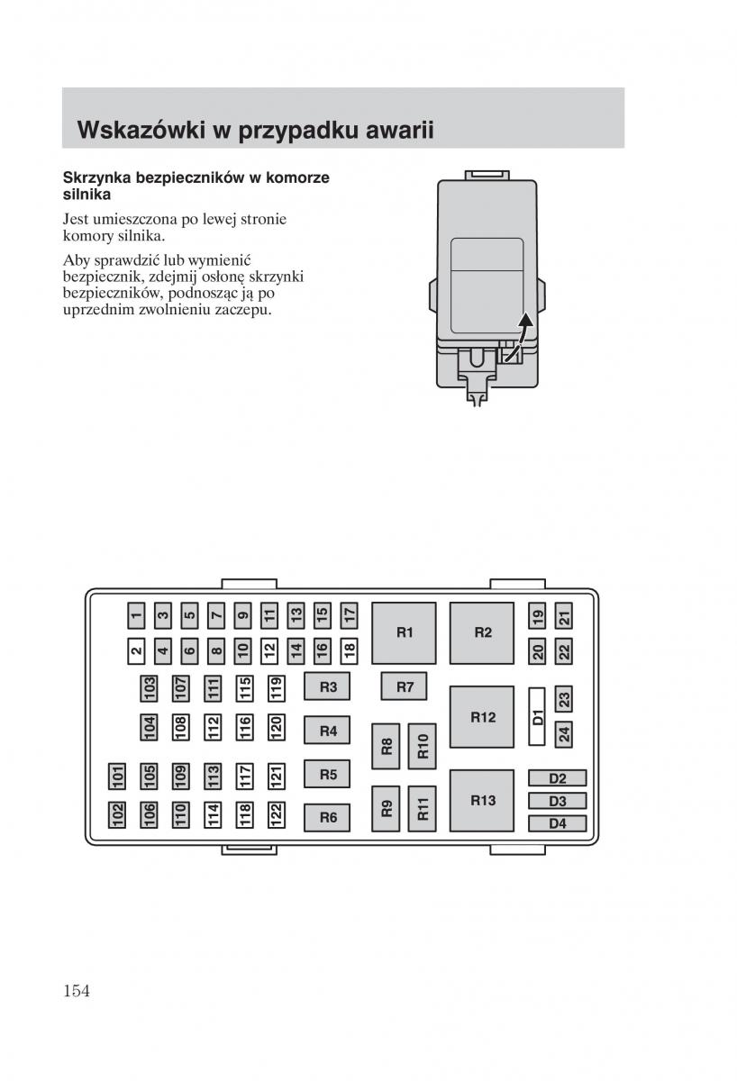 Ford Transit VI 6 instrukcja obslugi / page 156