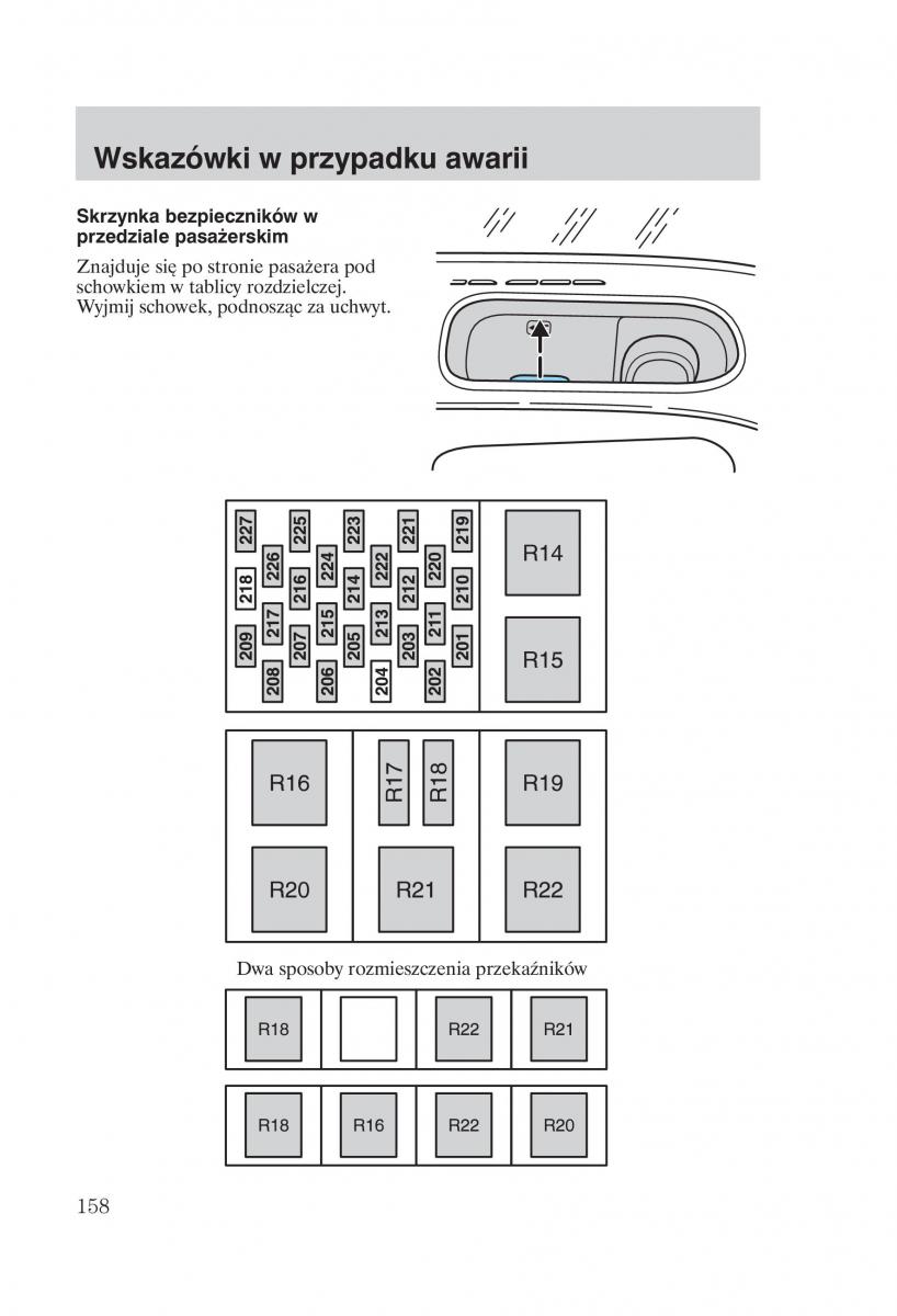 Ford Transit VI 6 instrukcja obslugi / page 160