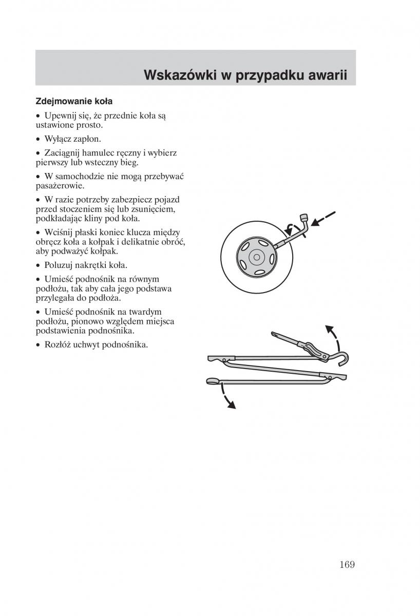 Ford Transit VI 6 instrukcja obslugi / page 171